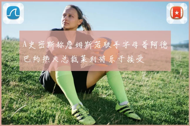 A史密斯称詹姆斯若联手字母哥阿德巴约热火总裁莱利将乐于接受